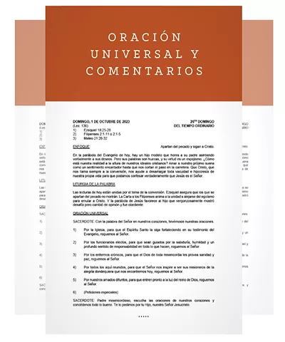 Spanish translated version of Universal Prayer product fan